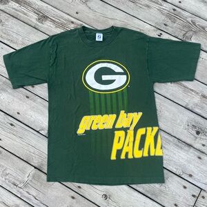Vintage Green Bay Packers 1995 Spell Out Logo 7 T-Shirt